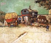 Vincent Van Gogh The Caravans China oil painting reproduction